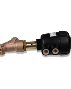 Slanted seat valve pneum. 1/2” pt w/connect wo/solenoid valv